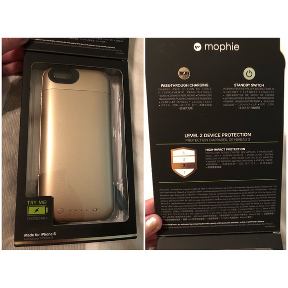 mophie Accessories Mophie Juice Pack Air Charging Case For Iphone 6